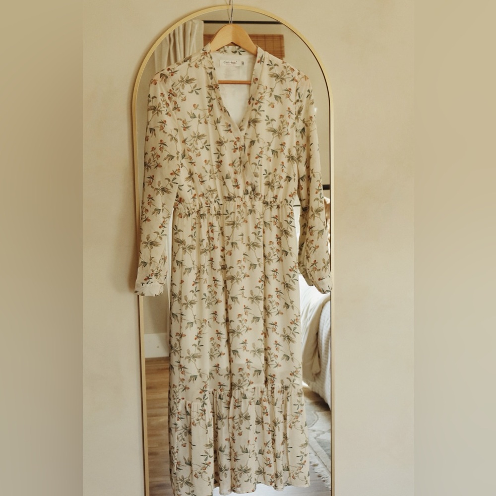 Floral Long Sleeve Dress